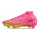 Nike Zoom Mercurial Superfly 9 Elite SG Pink Blast Volt Gridiron