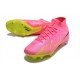 Nike Zoom Mercurial Superfly 9 Elite SG Pink Blast Volt Gridiron