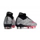 Nike Zoom Mercurial Superfly 9 Elite SG Metallic Silver Pink Blast 