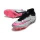 Nike Zoom Mercurial Superfly 9 Elite SG Metallic Silver Pink Blast 