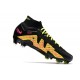 Nike Zoom Mercurial Superfly IX Elite Grass Black Yellow Pink