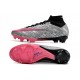 Nike Zoom Mercurial Superfly IX Elite XXV FG Metallic Silver Hyper Pink Black