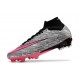 Nike Zoom Mercurial Superfly IX Elite XXV FG Metallic Silver Hyper Pink Black