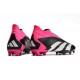 adidas Predator Accuracy+ FG Soccer Cleats Core Black White Team Shock Pink