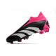 adidas Predator Accuracy+ FG Soccer Cleats Core Black White Team Shock Pink
