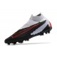 Nike Gripknit Phantom GX Elite Dynamic Fit Fusion FG Black Grey Red