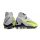 Nike Gripknit Phantom GX Elite Dynamic Fit Fusion FG Luminous - Barely Volt Gridiron Barely Grape