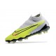 Nike Gripknit Phantom GX Elite Dynamic Fit Fusion FG Luminous - Barely Volt Gridiron Barely Grape