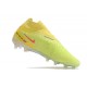 Nike Gripknit Phantom GX Elite Dynamic Fit Fusion FG Green Yellow Black