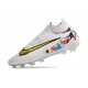 Nike Gripknit Phantom GX Elite Dynamic Fit Fusion FG White Gold Black