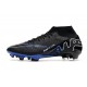 Nike Zoom Mercurial Superfly IX Elite Grass Black Chrome Hyper Royal