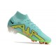 Nike Zoom Mercurial Superfly 9 Elite FG Blue Yellow