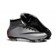 Ronaldo Nike Mercurial Superfly 4 FG Soccer Boot Silver Black Red