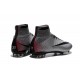 Ronaldo Nike Mercurial Superfly 4 FG Soccer Boot Silver Black Red