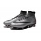 Ronaldo Nike Mercurial Superfly 4 FG Soccer Boot Silver Black Red