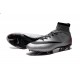 Ronaldo Nike Mercurial Superfly 4 FG Soccer Boot Silver Black Red