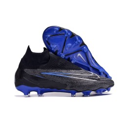 Nike Gripknit Phantom GX Elite Dynamic Fit FG Black Chrome Hyper Royal