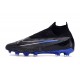 Nike Gripknit Phantom GX Elite Dynamic Fit FG Black Chrome Hyper Royal