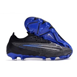 Nike Gripknit Phantom GX Elite FG Nero Cromo Hyper Royal