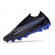 Nike Gripknit Phantom GX Elite FG Nero Cromo Hyper Royal