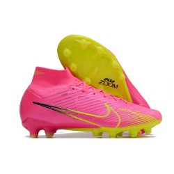Soccer shoes Nike Zoom Mercurial Superfly 9 Elite AG-Pro Pink Yellow
