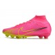 Soccer shoes Nike Zoom Mercurial Superfly 9 Elite AG-Pro Pink Yellow