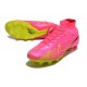 Soccer shoes Nike Zoom Mercurial Superfly 9 Elite AG-Pro Pink Yellow