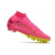 Soccer shoes Nike Zoom Mercurial Superfly 9 Elite AG-Pro Pink Yellow