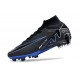 Nike Zoom Mercurial Superfly 9 Elite AG-Pro Black Chrome Hyper Royal