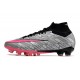 Nike Zoom Mercurial Superfly 9 Elite XXV AG-Pro Metallic Silver Hyper Pink Black