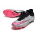 Nike Zoom Mercurial Superfly 9 Elite XXV AG-Pro Metallic Silver Hyper Pink Black