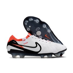 Nike Tiempo Legend 10 Elite FG White Black Bright Crimson