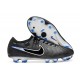 Nike Tiempo Legend 10 Elite FG Black Chrome Hyper Royal