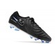 Nike Tiempo Legend 10 Elite FG Black Chrome Hyper Royal