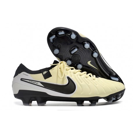 Nike Tiempo Legend 10 Elite FG Beige Black