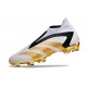 adidas Predator Accuracy+ FG Soccer Cleats White Gold Black