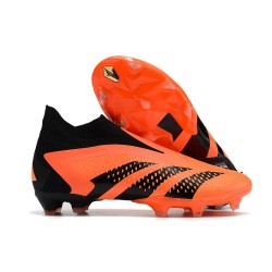 adidas Predator Accuracy+ FG Soccer Cleats Team Solar Orange Core Black