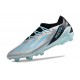 New adidas X Crazyfast .1 FG Cleats Silver Met Bliss Blue Core Black