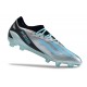 New adidas X Crazyfast .1 FG Cleats Silver Met Bliss Blue Core Black