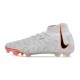 New Nike Phantom Luna Elite FG Cleats White Black Total Orange