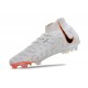 New Nike Phantom Luna Elite FG Cleats White Black Total Orange