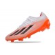 New adidas X Crazyfast Messi.1 FG Cleats White Orange Black