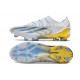 New adidas X Crazyfast Messi.1 FG Cleats White Blue Gold