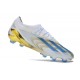 New adidas X Crazyfast Messi.1 FG Cleats White Blue Gold