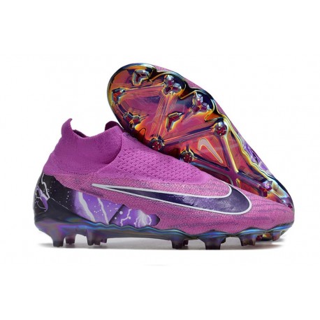 Nike Gripknit Phantom GX Elite Dynamic Fit Fusion FG Purple Black