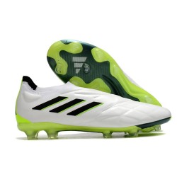 New adidas Copa Pure+ FG White Core Black Lucid Lemon