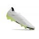 New adidas Copa Pure+ FG White Core Black Lucid Lemon