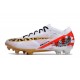 New Nike Air Zoom Mercurial Vapor XV Elite FG White Red Gold