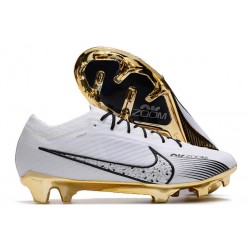 New Ronaldo Nike Mercurial Vapor XI CR7 Vitórias FG Soccer Cleats White Gold
