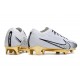 New Ronaldo Nike Mercurial Vapor XI CR7 Vitórias FG Soccer Cleats White Gold